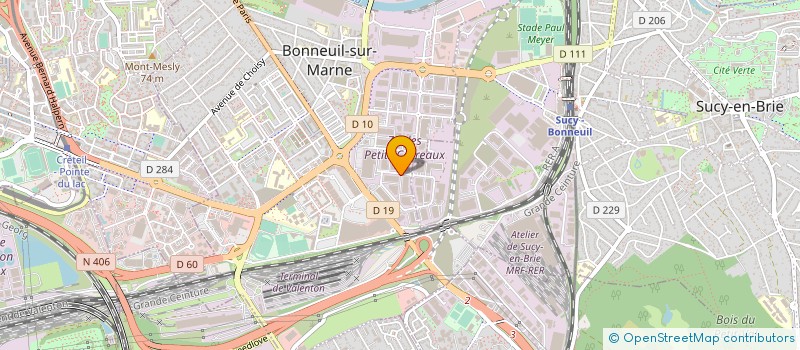 localisation de l'entreprise ORGANISATION TECHNIQUE ET SCIENTIFIQUE à BONNEUIL-SUR-MARNE