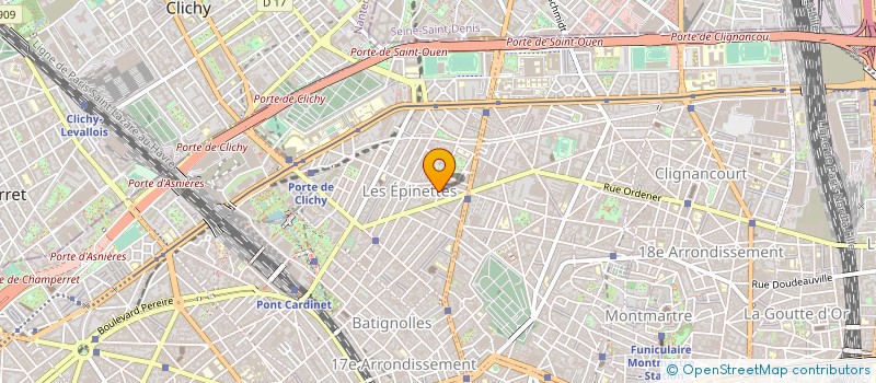 localisation de l'entreprise ORGANISATION TECHNIQUE VISUELLE SONORE à PARIS
