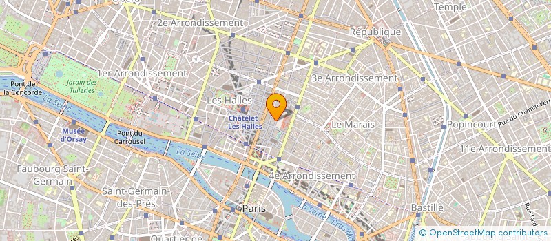 localisation de l'entreprise ORGANISATION TOURISME UNIVERSITAIRE  PARIS