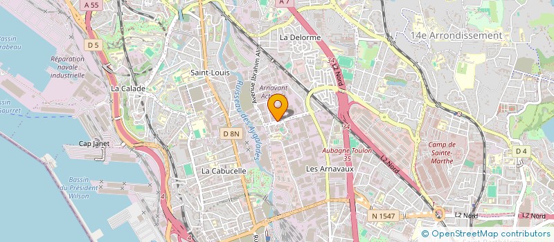 localisation de l'entreprise ORGANISATION TRADING MEDITERRANEEN à MARSEILLE