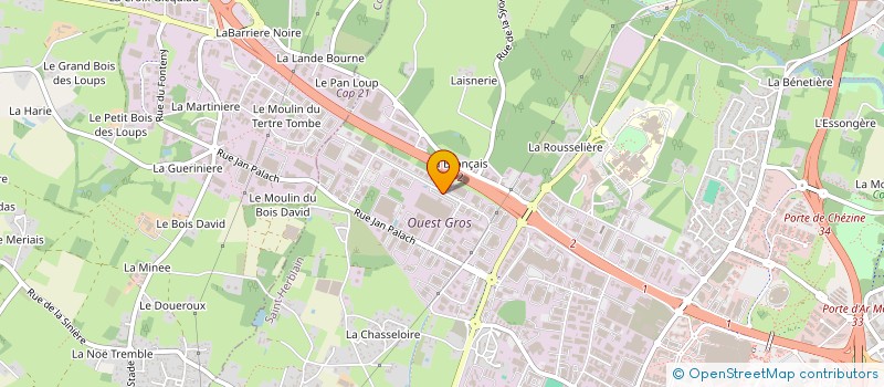 localisation de l'entreprise ORGANISATION - TRANSIT & SHIPPING  SAINT-HERBLAIN