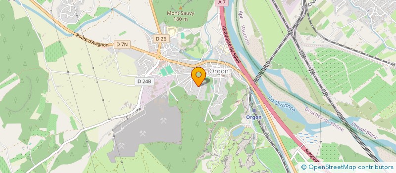 localisation de l'entreprise ORGANISATION TRANSPORTS FILIDEL à ORGON