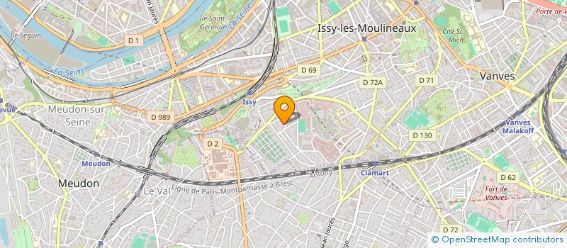 localisation de l'entreprise ORGANISATION UNIE POUR TOUTES à ISSY-LES-MOULINEAUX