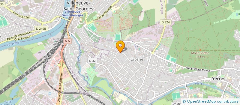 localisation de l'entreprise ORGANISATION VACANC EDUCAT OVE à CROSNE