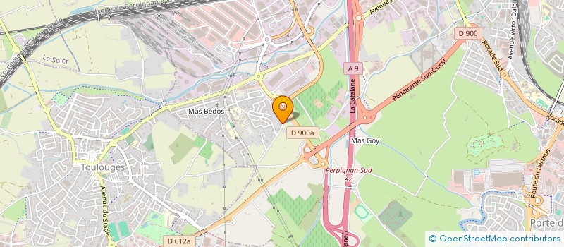 localisation de l'entreprise ORGANISATIONS NOUVELLES EN SANTE  PERPIGNAN