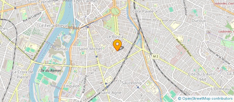localisation de l'entreprise ORGANISATIONS SOCIALES ET SOLIDAIRES 31 à TOULOUSE