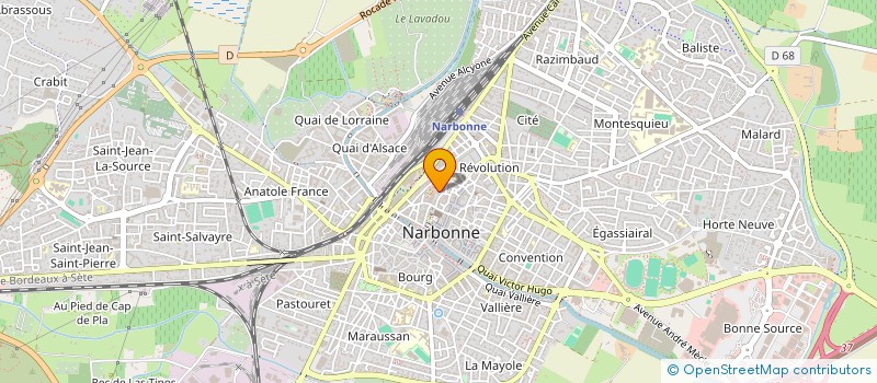 localisation de l'entreprise ORGANISM GESTION ENSEIGNEMENT CATHOLIQUE à NARBONNE