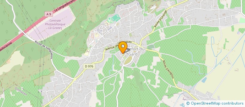 localisation de l'entreprise ORGANISM GESTION ENSEIGNEMENT CATHOLIQUE  ROCHEFORT-DU-GARD