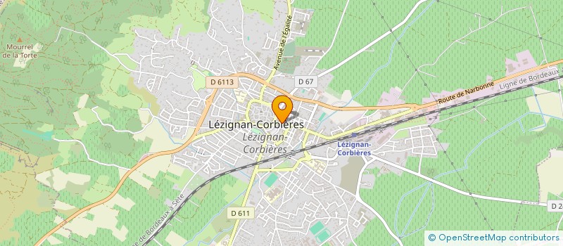 localisation de l'entreprise ORGANISM GESTION ENSEIGNEMENT CATHOLIQUE à LEZIGNAN-CORBIERES