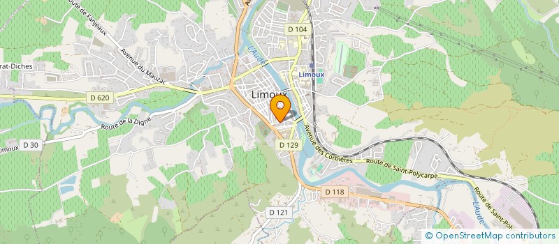 localisation de l'entreprise ORGANISM GESTION ENSEIGNEMENT CATHOLIQUE à LIMOUX