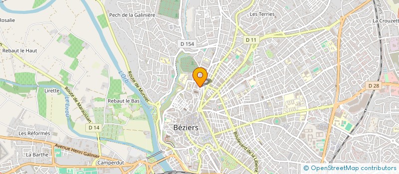 localisation de l'entreprise ORGANISM GESTION ENSEIGNEMENT CATHOLIQUE  BEZIERS