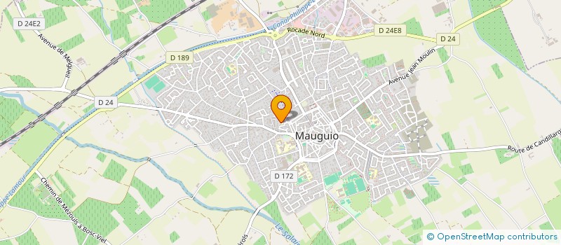 localisation de l'entreprise ORGANISM GESTION ENSEIGNEMENT CATHOLIQUE  MAUGUIO