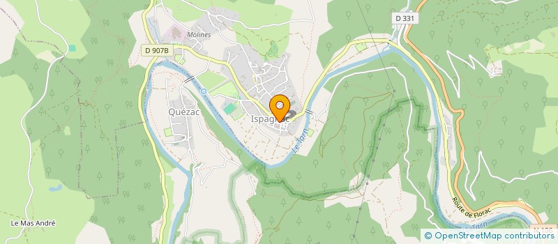 localisation de l'entreprise ORGANISM GESTION ENSEIGNEMENT CATHOLIQUE  ISPAGNAC