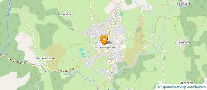 localisation de l'entreprise ORGANISM GESTION ENSEIGNEMENT CATHOLIQUE  SAINT-ALBAN-SUR-LIMAGNOLE