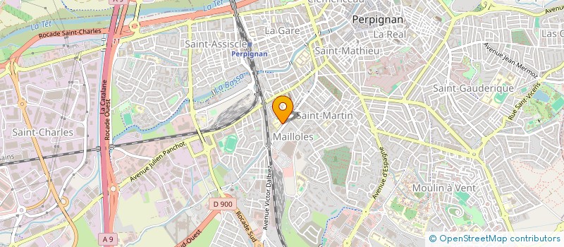 localisation de l'entreprise ORGANISM GESTION ENSEIGNEMENT CATHOLIQUE  PERPIGNAN