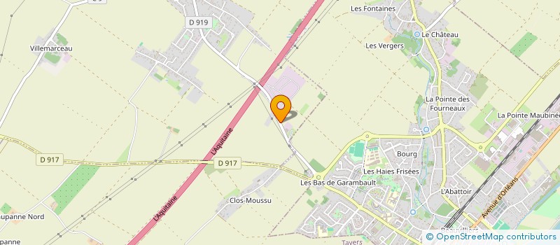 localisation de l'entreprise ORGANISME CERTIFICATEUR FORMATION DRONE à VILLORCEAU