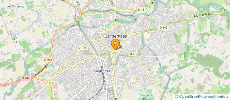localisation de l'entreprise ORGANISME DE DEFENSE ET DE GESTION DE L'AOC VENTOUX à CARPENTRAS