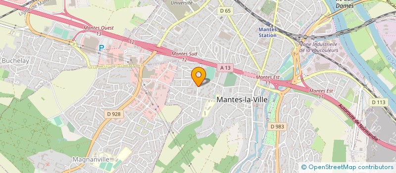 localisation de l'entreprise ORGANISME DE FORMATION à MANTES-LA-VILLE