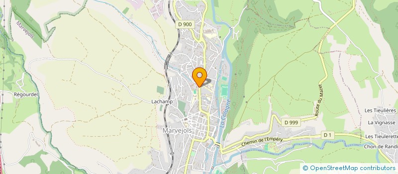 localisation de l'entreprise ORGANISME DE FORMATION AU TRAVAIL SOCIAL DE LOZERE à MARVEJOLS