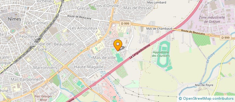 localisation de l'entreprise ORGANISME DE FORMATION DU RUGBY CLUB NIMOIS  NIMES