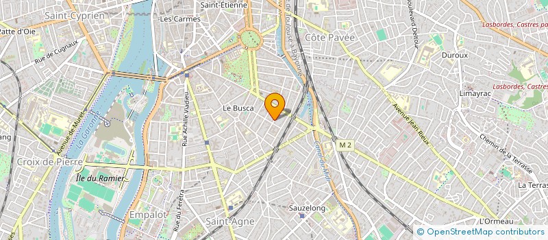 localisation de l'entreprise ORGANISME DE FORMATIONS CONTINUE EUR  TOULOUSE