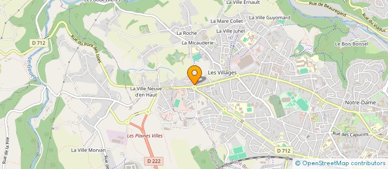 localisation de l'entreprise ORGANISME DE GESTION AGREE DE CORNOUAILLE ET D'ARMOR à SAINT-BRIEUC