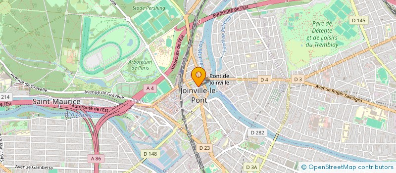 localisation de l'entreprise ORGANISME DE GESTION D'ENSEIGNEMENT CATHOLIQUE SAINTE MARIE à JOINVILLE-LE-PONT