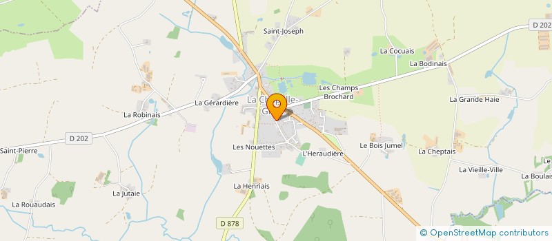 localisation de l'entreprise ORGANISME DE GESTION DE L'ECOLE CATHOLIQUE 'LA GLAINOISE' à LA CHAPELLE-GLAIN