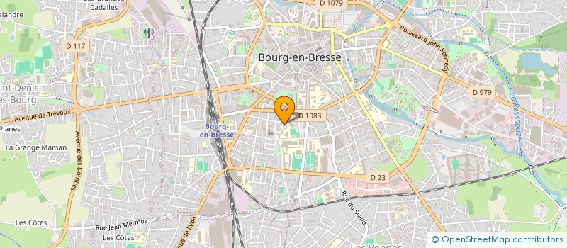 localisation de l'entreprise ORGANISME DE GESTION DE L ECOLE CATHOLIQUE ST PIERRE à BOURG-EN-BRESSE