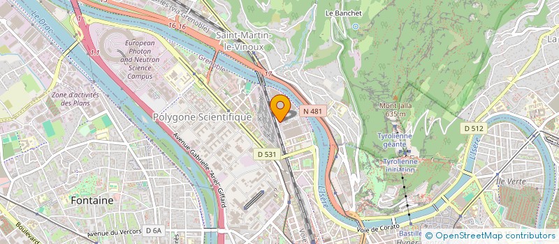 localisation de l'entreprise ORGANISME DE GESTION DE L'ECOLE SCHNEIDER ELECTRIC  GRENOBLE