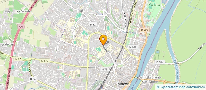 localisation de l'entreprise ORGANISME DE GESTION DE L'ENSEIGNEMENT CATHOLIQUE DU MACONNAIS à MACON
