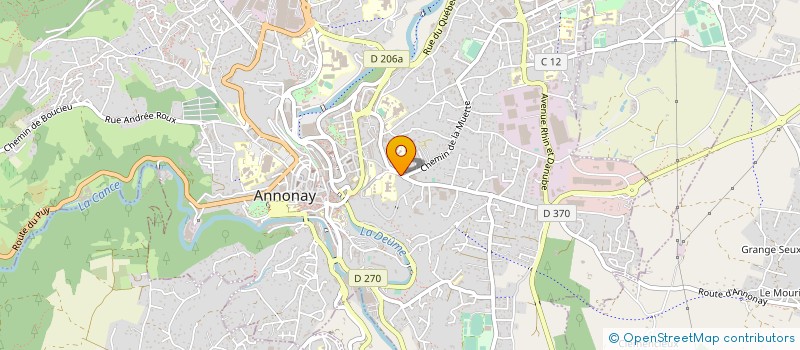 localisation de l'entreprise ORGANISME DE GESTION DE L ENSEIGNEMENT CATHOLIQUE SAINT BASILE  ANNONAY