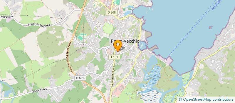 localisation de l'entreprise ORGANISME DE GESTION DE L'ENSEIGNEMENT CATHOLIQUE SAINTE DEVOTE DE PORTO-VECCHIO  PORTO VECCHIO