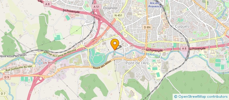 localisation de l'entreprise ORGANISME DE GESTION DE L ENSEMBLE SCOLAIRE DE LA NATIVITE à AIX-EN-PROVENCE