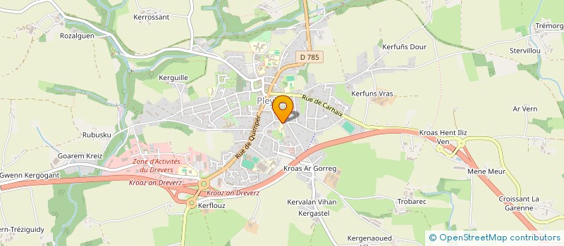 localisation de l'entreprise ORGANISME DE GESTION DE L'ETABLISSEMENT CATHOLIQUE SAINT JOSEPH  PLEYBEN