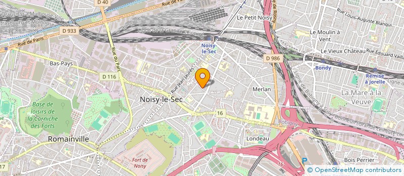 localisation de l'entreprise ORGANISME DE GESTION DEGESTION DE L'ENSEIGNEMENT à NOISY-LE-SEC