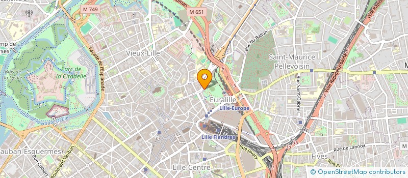 localisation de l'entreprise ORGANISME DE GESTION DU CENTRE D ETUDES SUPERIEURES ALTERNEES EN COMMUNICATION à LILLE
