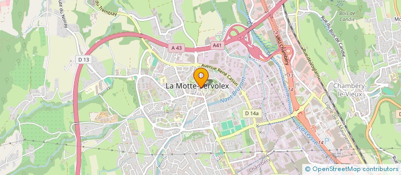 localisation de l'entreprise ORGANISME DE GESTION DU GROUPE SCOLAIRE SAINTE ANNE SAVOISIENNE APETS  LA MOTTE SERVOLEX