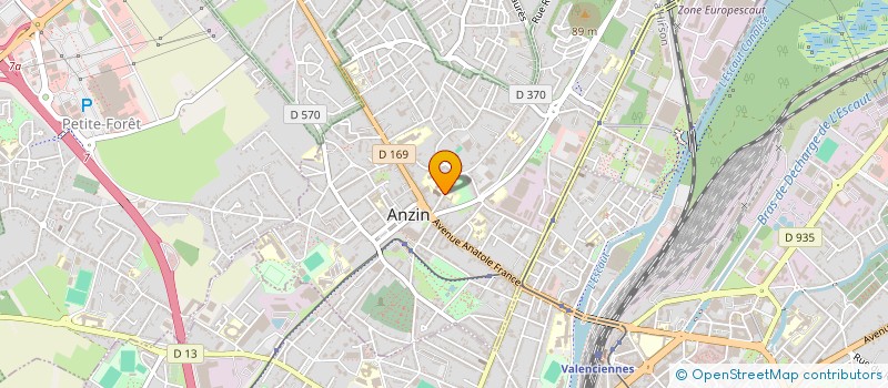 localisation de l'entreprise ORGANISME DE GESTION DU SACRE COEUR  ANZIN