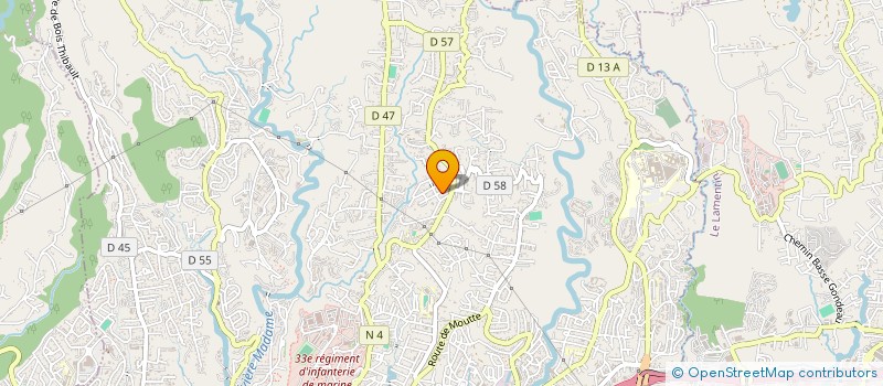 localisation de l'entreprise ORGANISME DE GESTION ENSEIGNEMENT CATHOLIQUE  FORT-DE-FRANCE