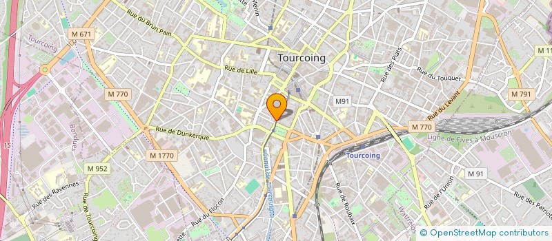 localisation de l'entreprise ORGANISME DE PROJETS AVANCES à TOURCOING