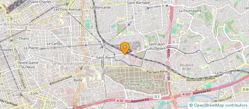 localisation de l'entreprise ORGANISME DE PUBLICITE ET DE SPONSORING à MARSEILLE