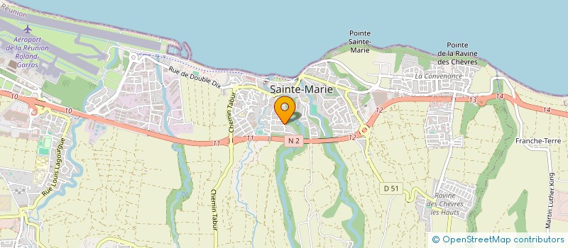 localisation de l'entreprise ORGANISME DE SECURITE POUR LES TRAVAUX EN HAUTEUR (OSTH) à SAINTE-MARIE