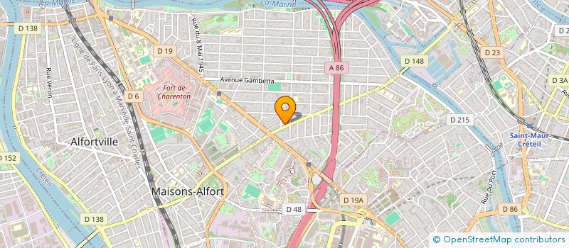 localisation de l'entreprise ORGANISME FORMATION CONDUITE... à MAISONS-ALFORT