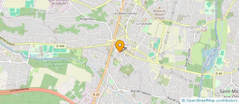 localisation de l'entreprise ORGANISME GESTION EC CATHO SACRE COEUR à MONTLHERY