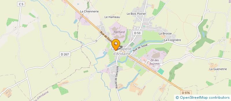 localisation de l'entreprise ORGANISME GESTION ECOLE CATHOL SACRE COE à RIVES D'ANDAINE