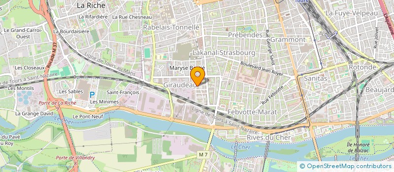 localisation de l'entreprise ORGANISME GESTION ECOLE CATHOLIQUE IGIA à TOURS