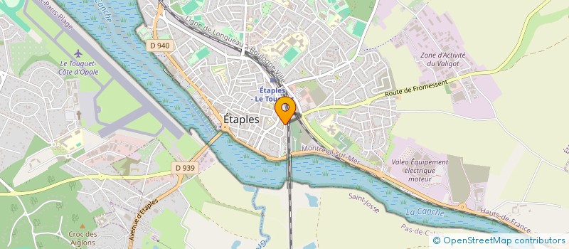 localisation de l'entreprise ORGANISME GESTION ENSEIGT CATHOLIQ ETAPL à ETAPLES