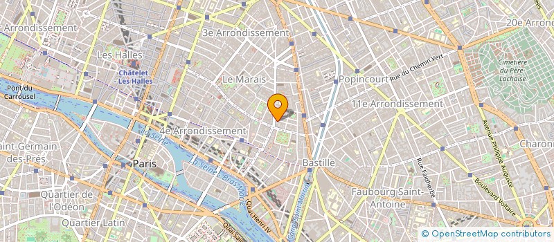 localisation de l'entreprise ORGANISME GESTION ETABLISSEMENT CATHOLIQUE ENSEIGNEMENT STE GENEVIEVE à PARIS