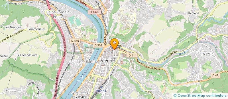 localisation de l'entreprise ORGANISME GESTION INSTITUTION ST CHARLES à VIENNE